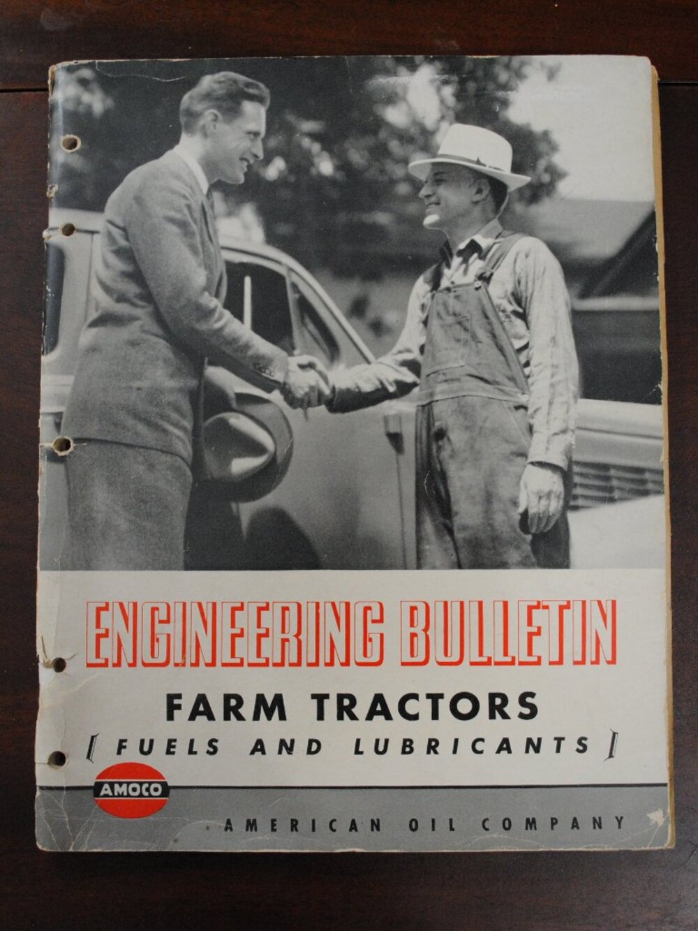 1948 Amoco American Oil Engineering Bulletin Farm Tractors Fuels and Lubricants